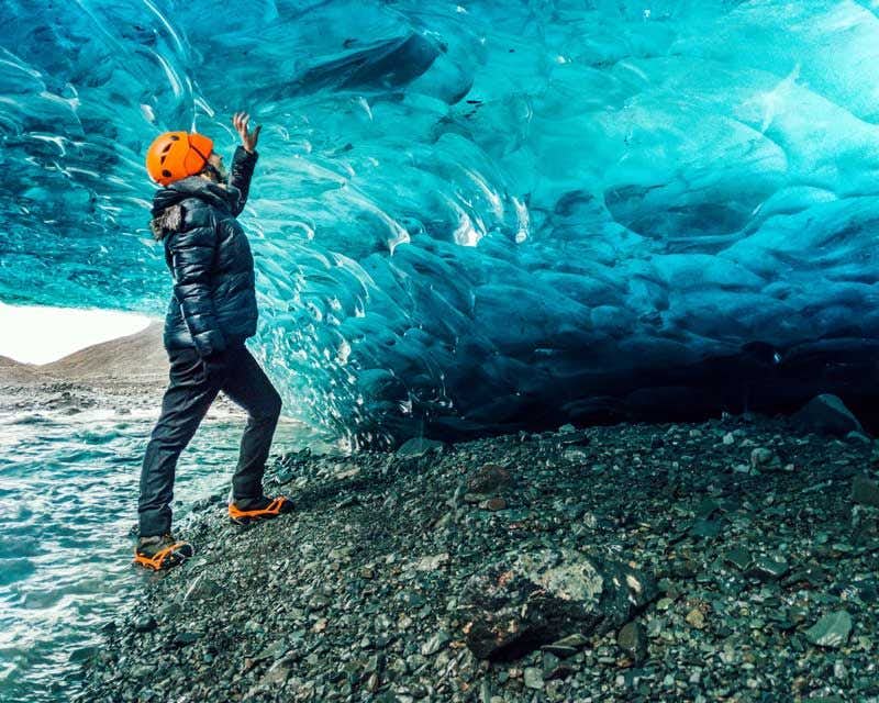 grotte de glace bleue du vatnajökull