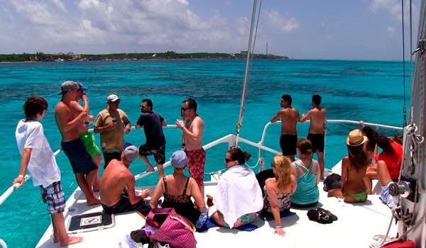 bateau pour isla mujeres au mexique