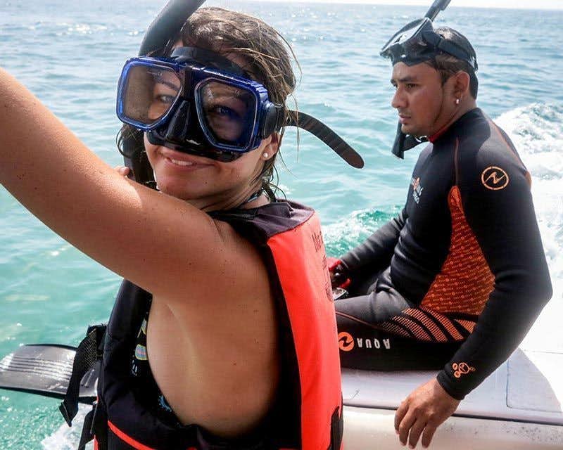 Nager avec les requins-baleines à Cancun
