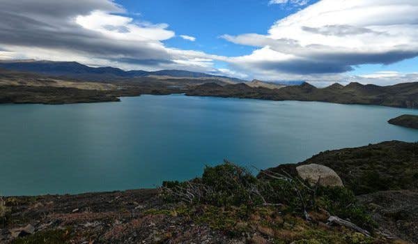 Il lago Nordenskjöld a Torres del Paine