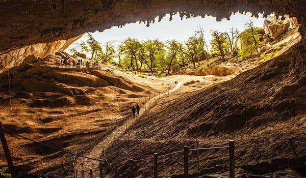 Ingresso al Monumento naturale della Grotta di Milodon