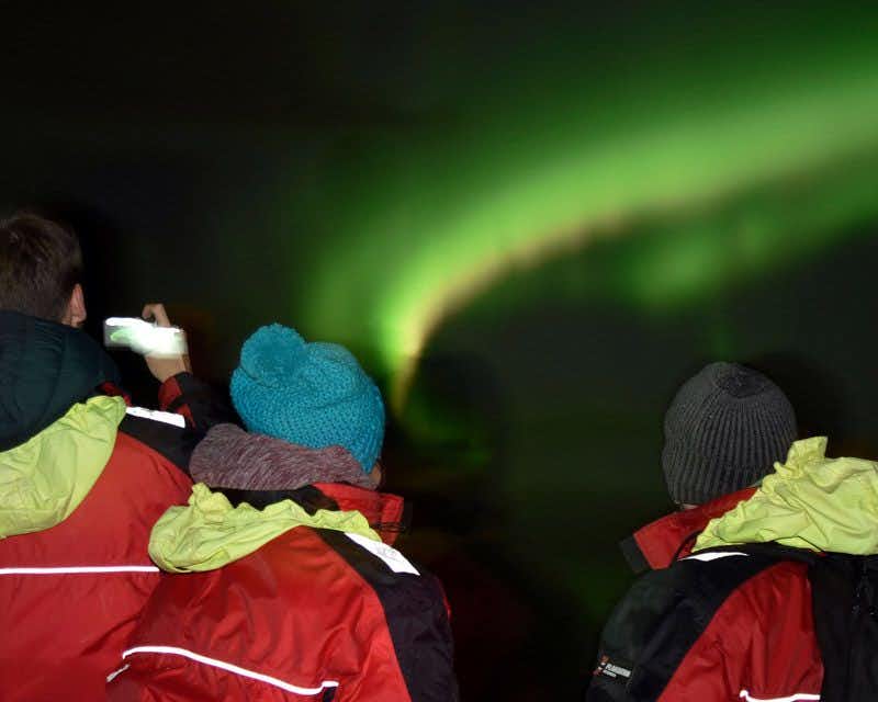 crociera di gruppo sull'aurora boreale