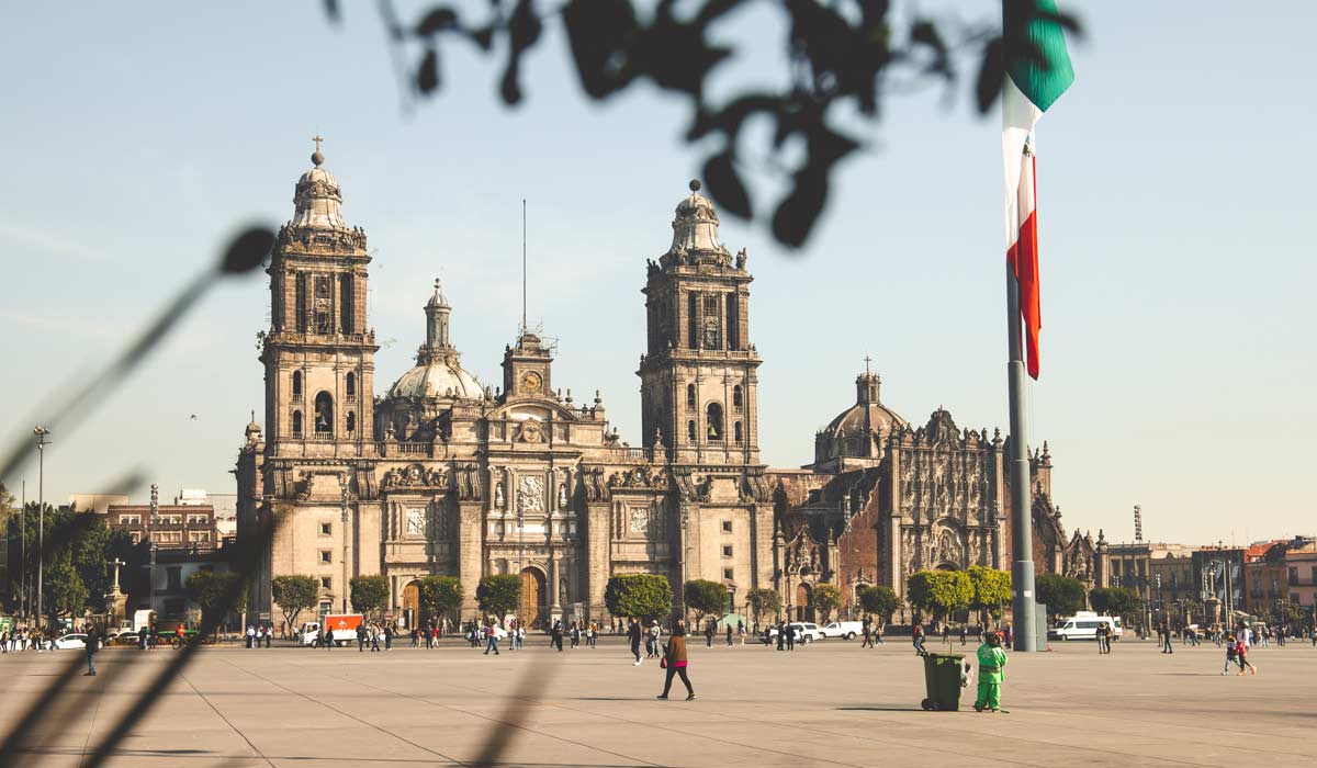 Plaza de la Constitución en México