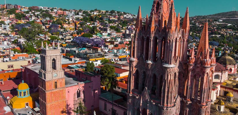 pink church in san miguel de allende mexico