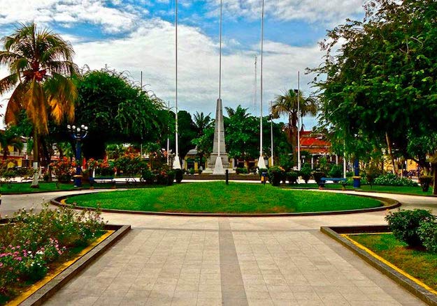 Plaza de Armas Iquitos city