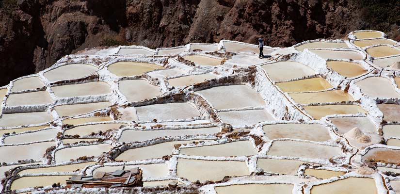 Piscina de sal en Maras Valle Sagrado