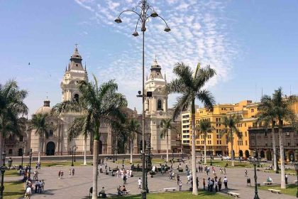 Plaza de Armas en Perú
