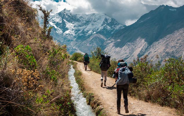 Salkantay Trek through the mountains of Peru
