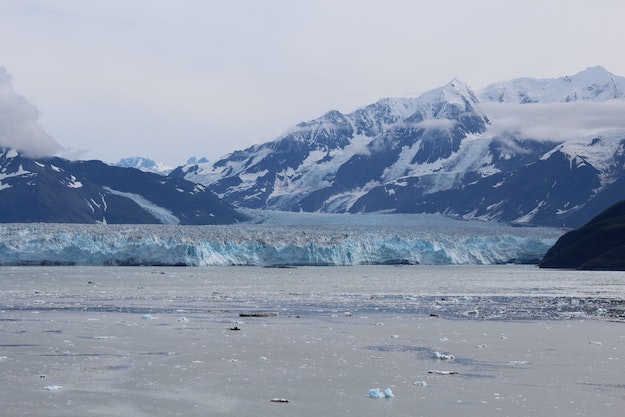 Glaciers affected by climate change