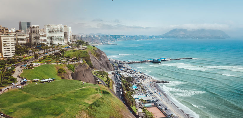 Lima coast Peru