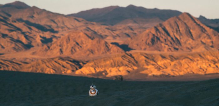 robot desierto valle de la muerte california