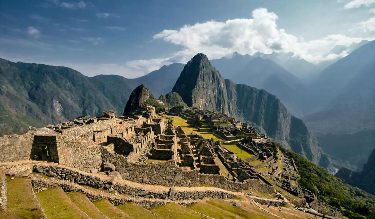 Santuario de Machu Picchu vista aérea