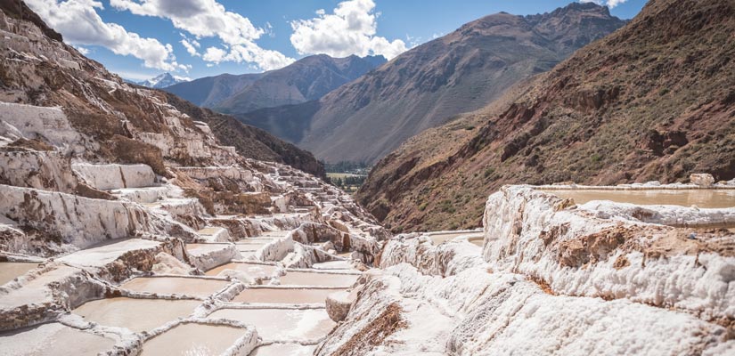 salt mines of maras in guide to cusco