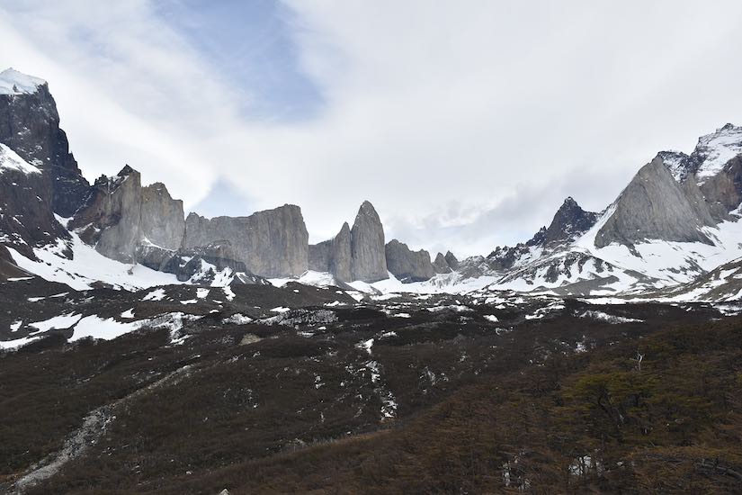 Mirador Base Torres del Paine en invierno