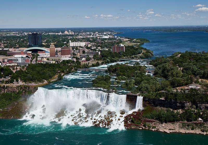 Niagara falls city overview