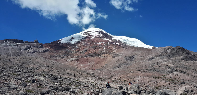 trekking sur le volcan chimborazo