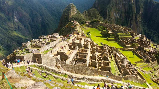 Machu Picchu vista aérea 
