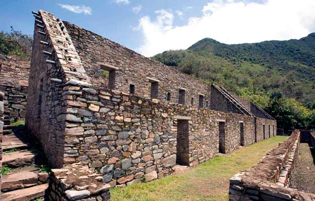 Ruinas de Choquequirao en Perú