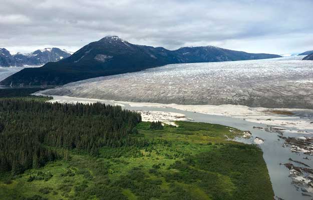 Taku Impregnating Glacier Taku Alaska