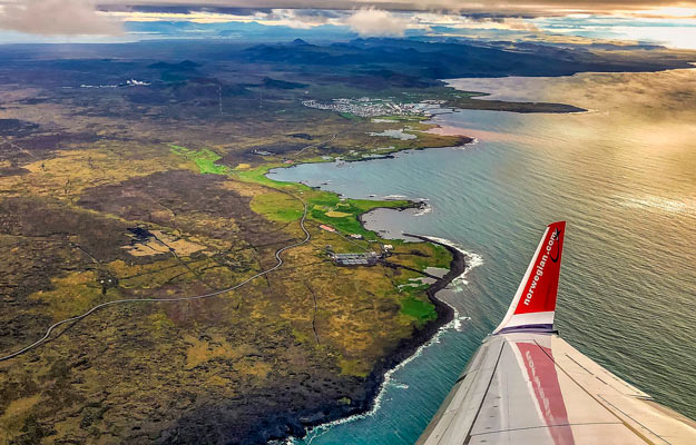Volando sobre Islandia