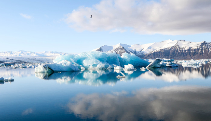 glacier lagoon in iceland