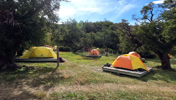 zona acampada camping serón